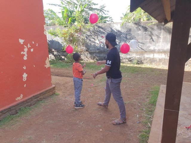 Le stand du crève ballons